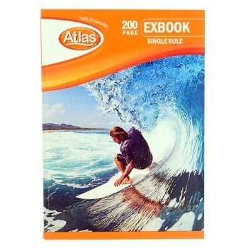 Atlas Exercise Book Single Rule 200 pages